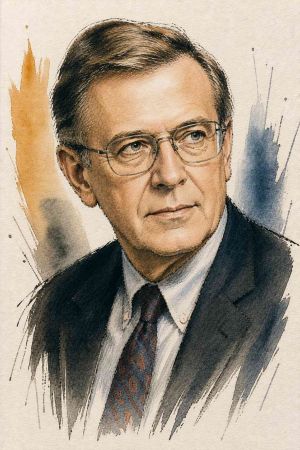 Retrato de Bruce Henderson, fundador de Boston Consulting Group