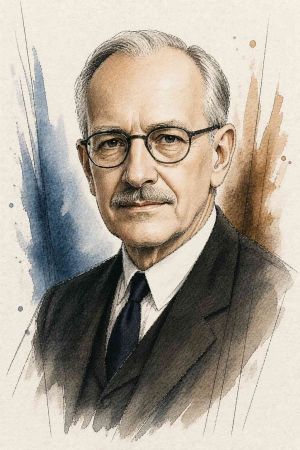 Retrato de F. J. M. Stratton con vestimenta formal