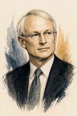Retrato de Michael Porter, experto en estrategia empresarial