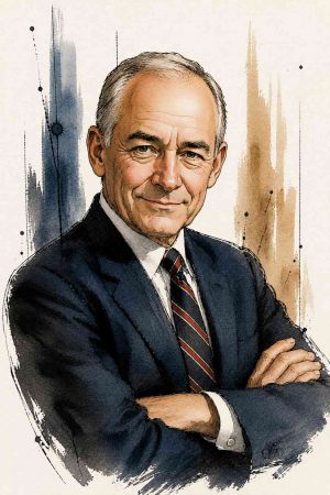 Retrato de Sam Walton, empresario y fundador de Walmart