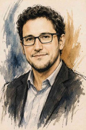 Retrato de Eric Ries, autor y empresario especializado en innovación y emprendimiento
