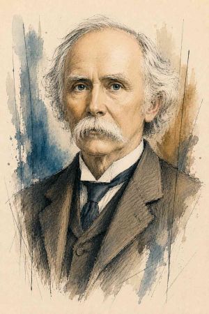 Retrato de Alfred Marshall, economista británico