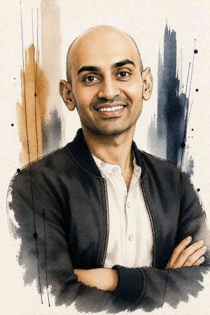 Retrato de Neil Patel, empresario y experto en marketing digital