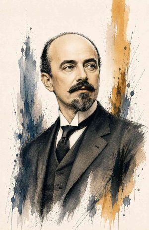 Retrato de Vilfredo Pareto, economista y sociólogo italiano