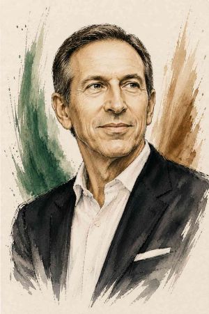 Howard Schultz en conferencia de negocios