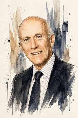 Retrato de Evert Gummesson, académico y experto en marketing