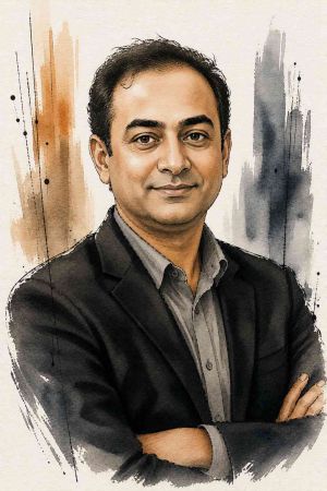 Retrato de Avinash Kaushik, experto en analítica web y marketing digital