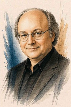 Retrato de Jakob Nielsen en conferencia