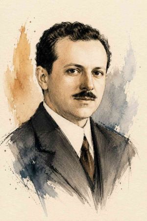 Retrato de Edward Bernays, pionero en relaciones públicas