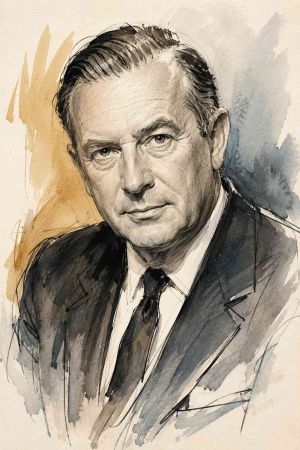 Retrato de Rosser Reeves, ejecutivo de publicidad