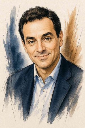 Retrato de Daniel Pink en conferencia