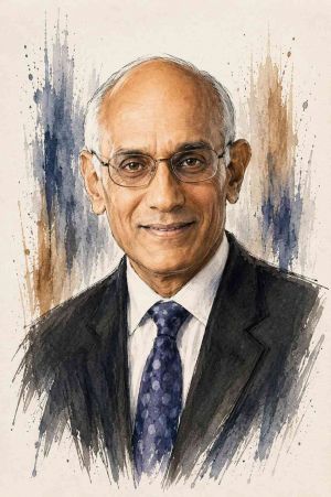 Retrato de A. Parasuraman, académico y experto en marketing